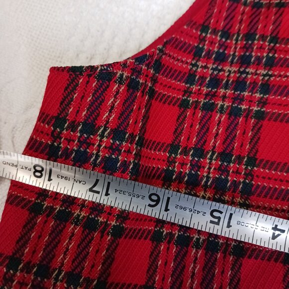 Vintage Pendleton Women's Plaid Wool Vest size 10 - Picture 6 of 8